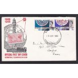 Great Britain - 1965 (15 Nov)  I.T.U. FDI on illustrated FDC phos, h/a