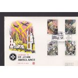 Great Britain - 1987 (16 June)  St. Johns Ambulance Brigade special handstamp on FDC, p/a.