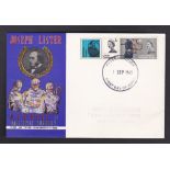 Great Britain - 1965 (1 Sept)  Lister phos illustrated FDC, with FDI h/s, p/a.