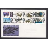 Great Britain - 1965 (13 Sept)  Battle of Britain Peterborough FDI on illustrated FDC, p/a.