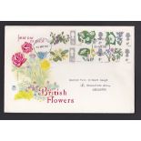 Great Britain - 1967 (24 Apr)  Flowers normal FDI h/s on Stuart illustrated FDC.