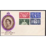 1953 (3 June)  Coronation FDC Torquay c.d.s (unaddressed).