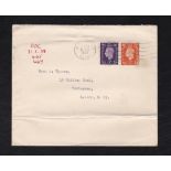 Great Britain - 1938 (31 Jan) FDC  King George VI 2d + 3d FDC, some creasing.