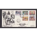 Great Britain - 1986 (18 Nov)  Christmas with Nazareth c.d.s., on D.G.Taylor illustrated FDC.