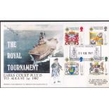 1987 07/21 Scottish Heraldry set Royal Tournament FDC BFDC 14