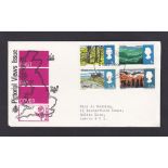 Great Britain - 1966 (2 May)  Landscapes FDI on illustrated FDC.