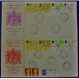 Great Britain - 1991 (17 Sep) Maps  John O'Groats/Lands End C.D.s handstamps A.G.Bradbury official