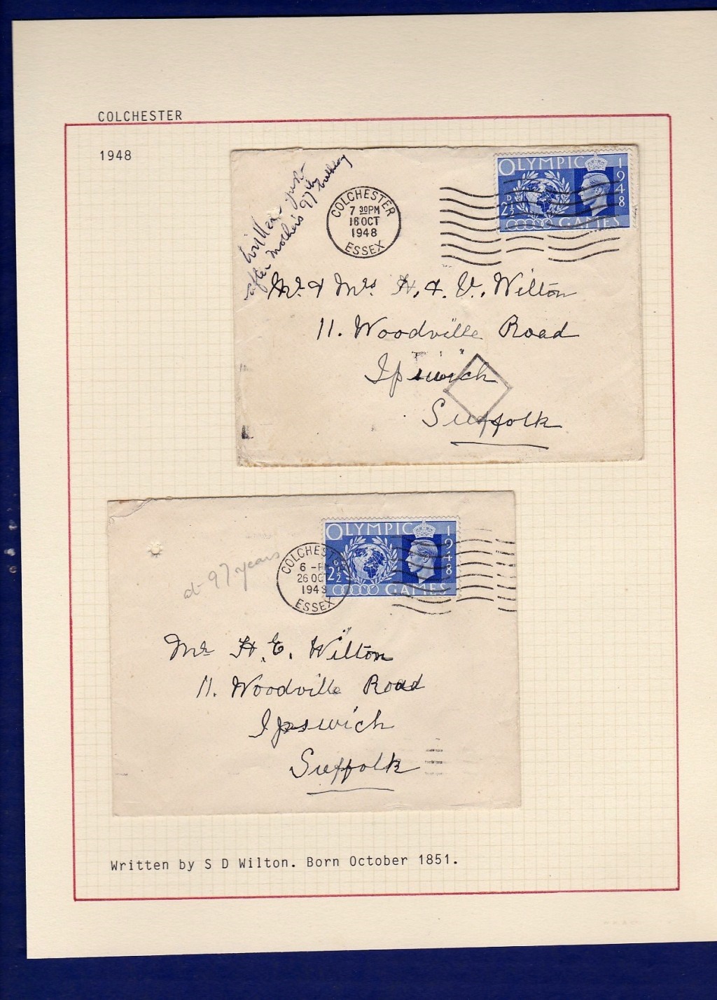 Essex - 1937-48  Range of Covers  With Colchester, Krag cancellations, Slogans etc., all very fine - Image 2 of 5