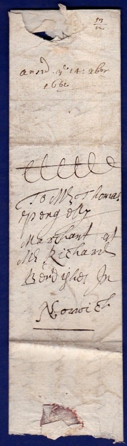 Norfolk - 1661 (19 Dec)  Pengelly Script 19/12.