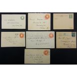 King Edward VII Postal Stationery Items  (7)  Selection of 7 postal stationery items, including