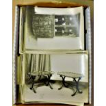 Furniture a large quantity of black & white photographs. Featuring a variety of styles of