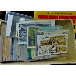 Box of mainly G.B. Topographical, some RP's - useful lot - 400 to 500 cards