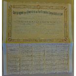 Company Railways Danube-Save-Adriatic 
Obligation -1923 variable income