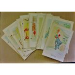 Cigarette Cards - Wix - Henry - a range of large cards (6) and a further batch of which are hole-