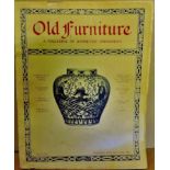 Old Furniture (A magazine of domestic ornaments) for July, 1927, cover is a little torn, soft back.