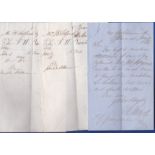 Suffolk 1866 J.W.Nunn & Co., Ipswich  Headed Invoices (2), another hand written to 'King John' at