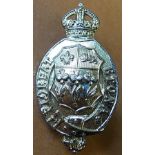 Eton College C.C.F. 2004 Issue Cap badge, KC (Gilt)