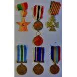 African medals including: Federal Republic of Nigeria 1st Decade commemoration medal 1963 - 1973,