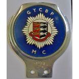 Motor Club Badge, G.Y.C.B.P