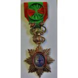 French Order of the Dragon of Annam Commander - Founded on 14 March 1886 at the Imperial city of Hue