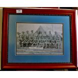 Pennsylvania Army Nation Guard Rifle Team, Cap Perry 1913. A well framed photograph of soldiers