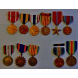 American medals (10) Including: . Inter-Allied Victory medal later variant as issued to American