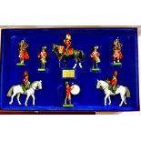 W.Britain Royal Scots Dragoon guards set boxed. Cert No.001858.c1985, metal