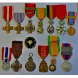 French and Belgian Medal group of (14): WWII Legion Of Honour Knights Order, 4th French Republic,