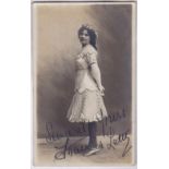 Theatre/ Autograph - Francis Letty including autographed RP postcard by Charles and Russell,