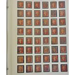 Great Britain 1857-63 Penny Rose-red, SG 38-41, a very fine collection of fine neatly arranged