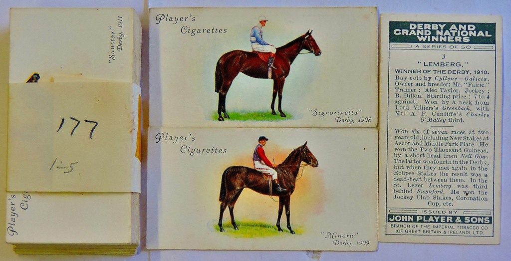 Players 'Derby & Grand National Winners', 1933 Set 50/50. EX