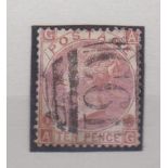 Great Britain (used abroad San Juan) 1867 10d red-brown, very fine used 'C61' San Juan (Porto