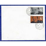 Great Britain - 1965 (8 July) Churchill Set with F.P.Office 1051 (First Day of issue) unaddressed