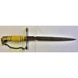 British George III era Naval Dirk, the type used between 1800's - 1850's. In fair condition for