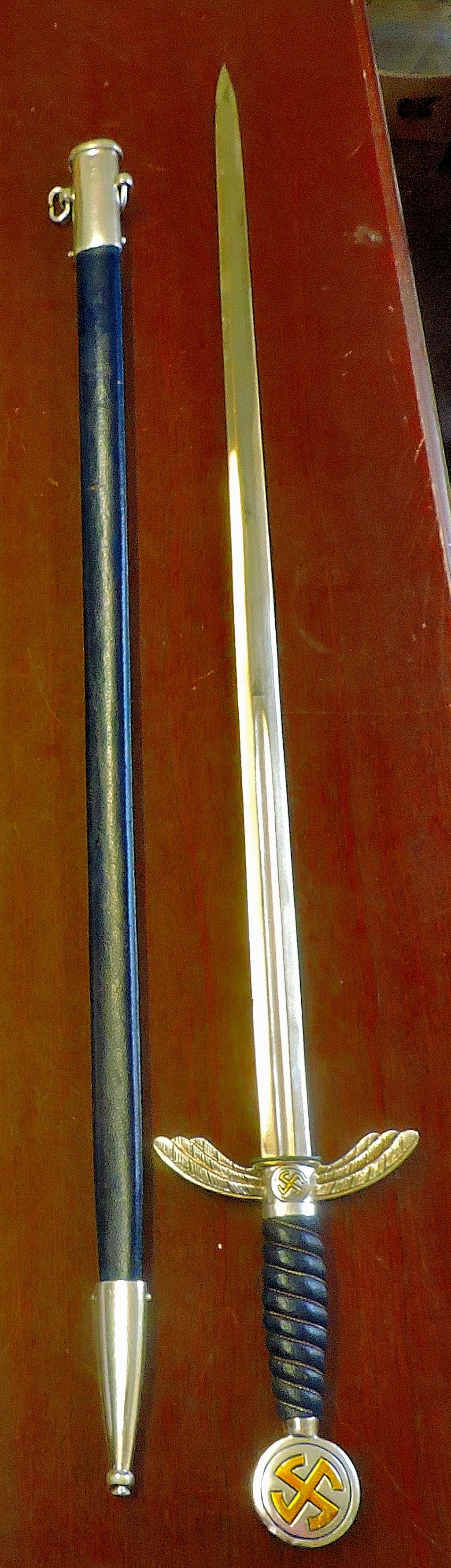 German WWII Pattern Luftwaffe Officers Sword (Sold as is)