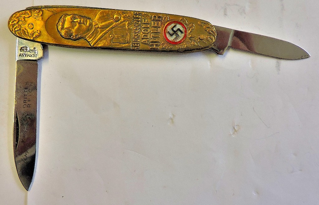 German Nazi commemorative 1930's Pen Knife "For honour and freedom, for right an truth" and