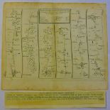 Antique Maps - 1719 Road Maps 'Ipswich to Norwich & Cromer' from Principle Roads of England and