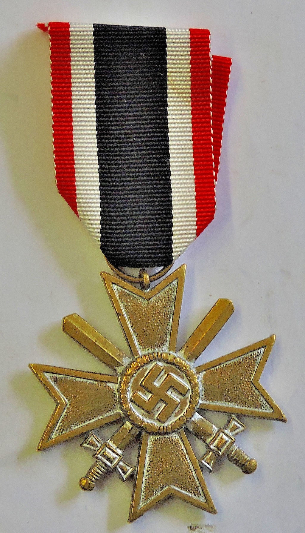 German War Cross Merit (Kriegsverdienstkreuz) 2nd Class with crossed swords, some wear to the