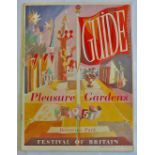 The Festival Of Britain 1951 -A guide booklet for the festival in good,clean,increased condition.