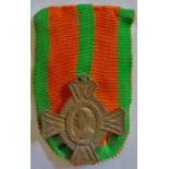 Holland - a Dutch Free Forces War Medal, stitched onto the FA.A.Tack, Breda. Court mounted.