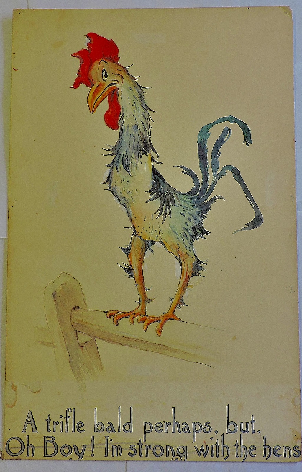 Charles Henry Twelvetrees-Original Water colour on board by the well documented American postcard