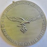 German Luftwaffe Desk Award Medallion for Outstanding Achievement in the Technical branch of the Air