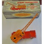 Dinky Super Toys'Construction'No972 Coles 20 Ton Lorry Mounted Crane, Issued 19 condition.