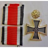German WWII Knights Cross with Oak leaf suspender (Copy)