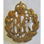 Royal Flying Corps Other Ranks cap badge (Brass, lugs) KC