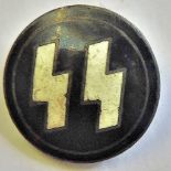 German SS Lapel Badge, makers mark: RZM M1/128 Ges. Gesch. In good condition.