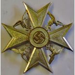 German Nazi Spanish Cross (German: Spanienkreuz) was a distinguished award of Germany given to