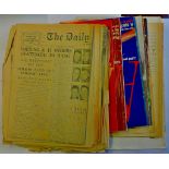 Magazines and Newspapers-A mixed lot of some 26 pieces covering the deaths of George V1,Churchill,