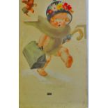 Charles Henry Twelvetrees-A wonderful piece of postcard art which is well known by collectors,