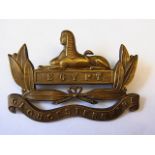 Victorian Gloucestershire Regiment Pouch/ Belt badge, (Brass, lugs) a scarce badge.